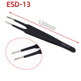 Anti-Static Precision Tweezers ESD-13 for Electronics Repair, Crafting